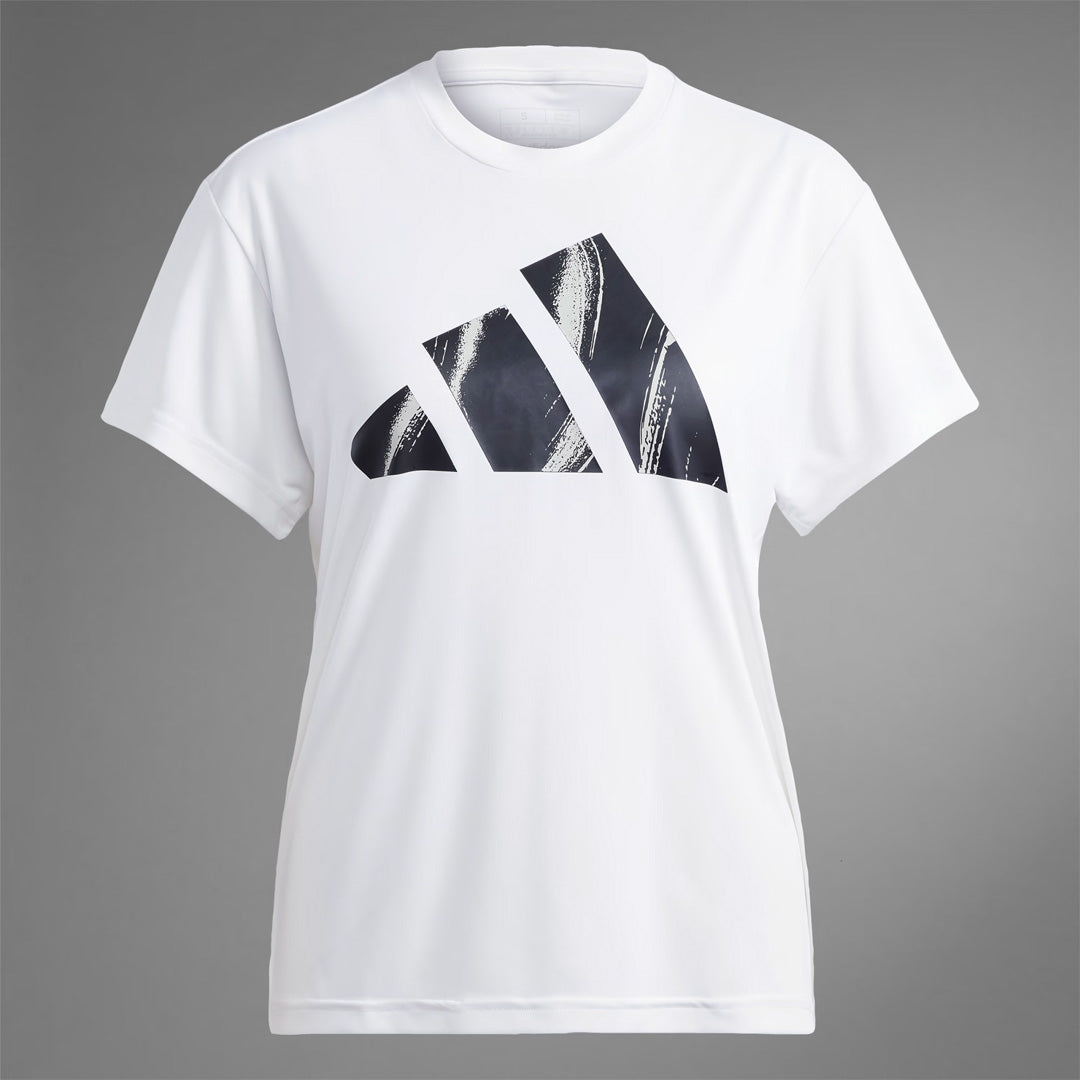 Adidas Run It Brand Love Tee Women's Running T-Shirt - White