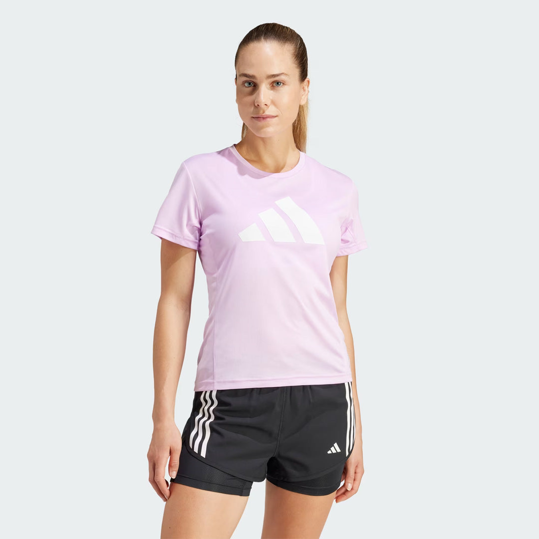 Adidas Run It Tee Women's Running T-Shirt - Bliss Lilac