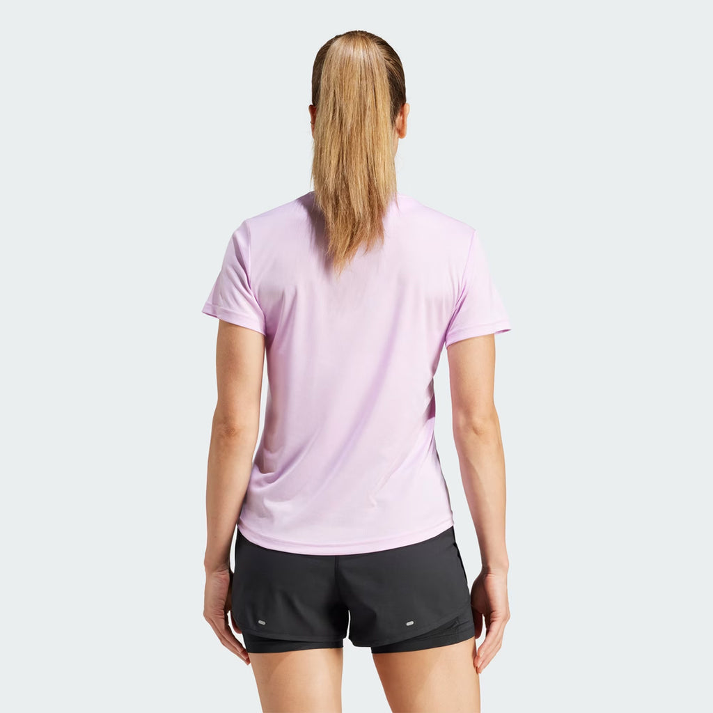 Adidas Run It Tee Women's Running T-Shirt - Bliss Lilac