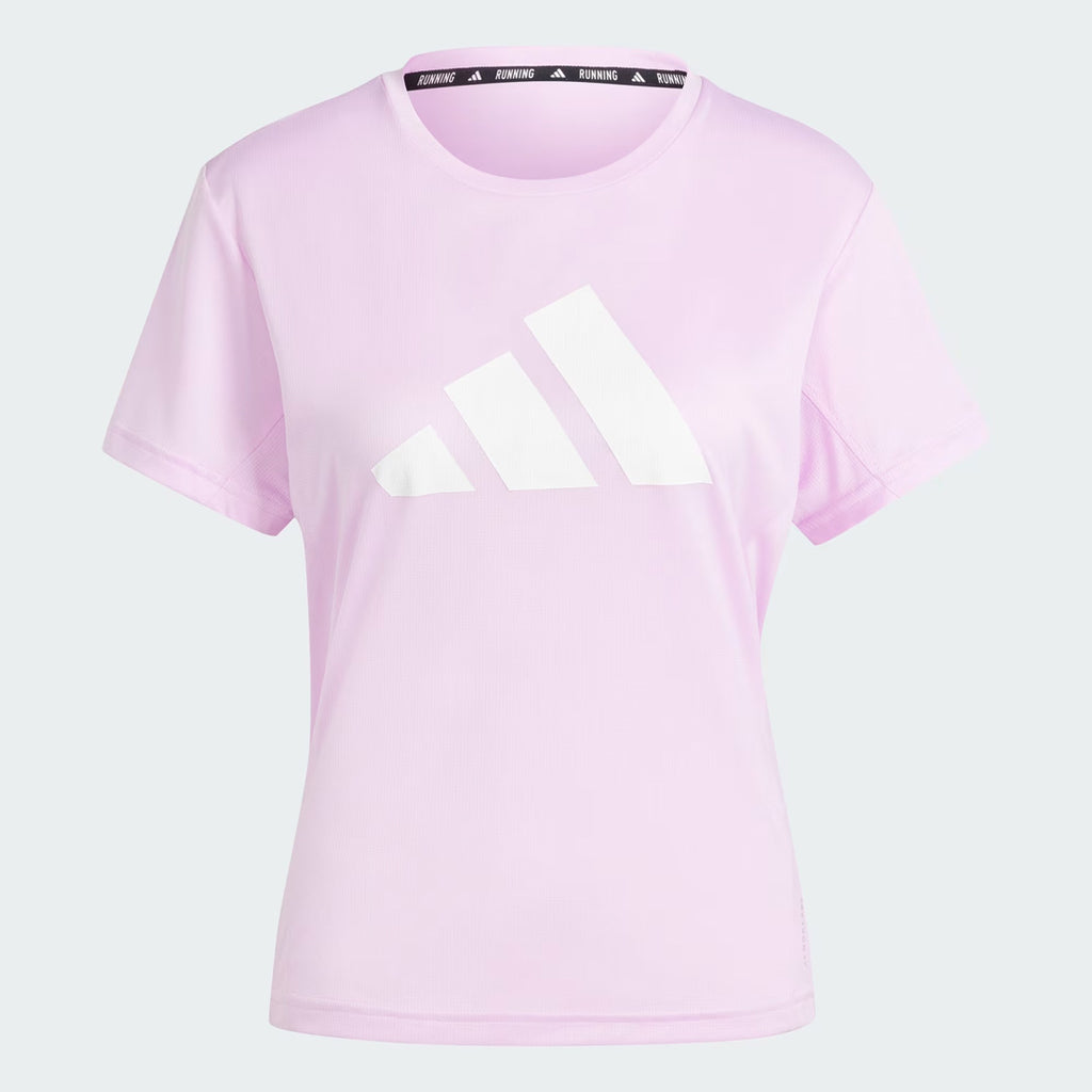 Adidas Run It Tee Women's Running T-Shirt - Bliss Lilac