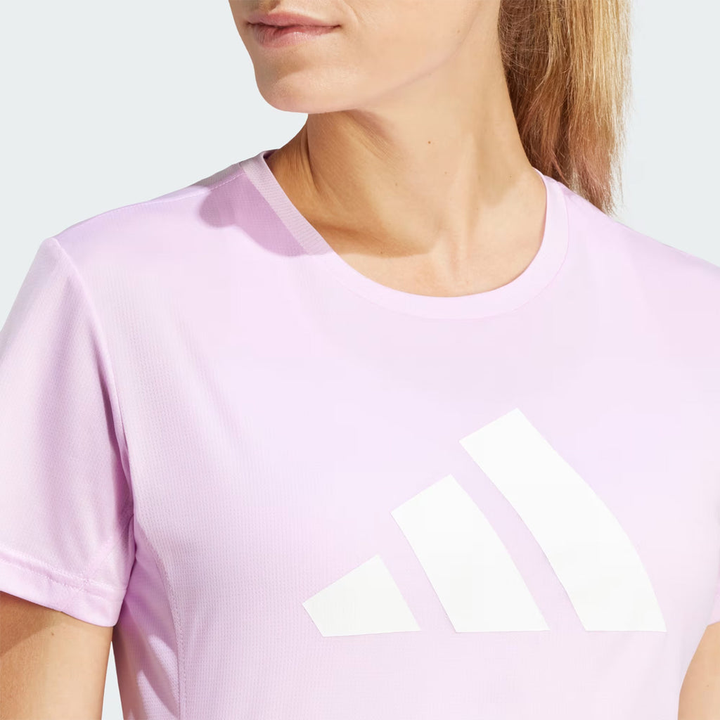 Adidas Run It Tee Women's Running T-Shirt - Bliss Lilac