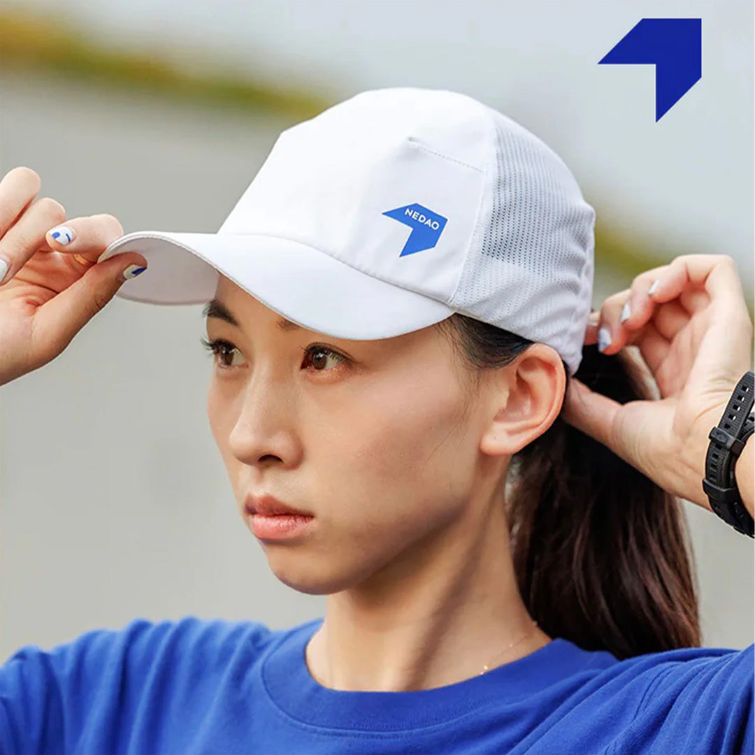 Nedao Ultra-light Cap BreezeFlex Unisex Running Cap - White