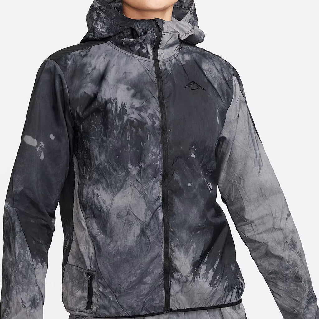 Nike Trail Repel Women's Running Jacket- Black Marble