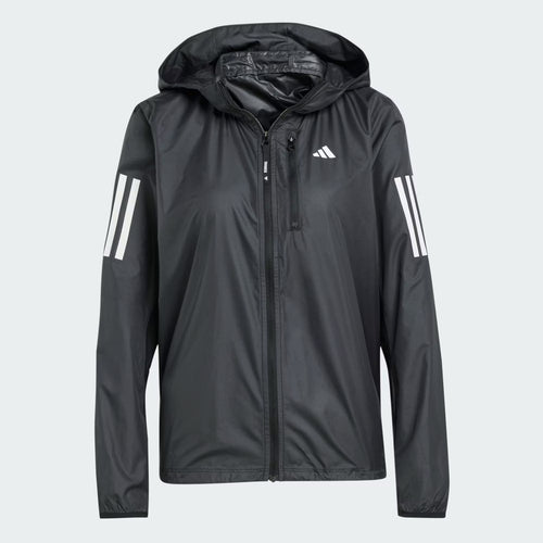 Adidas Own The Run Jacket Jaket Lari Wanita - Hitam
