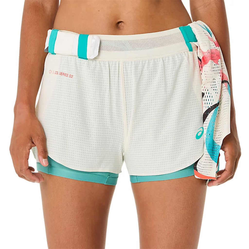 Asics Limited Series Metarun Split Women's Running Shorts - Birch