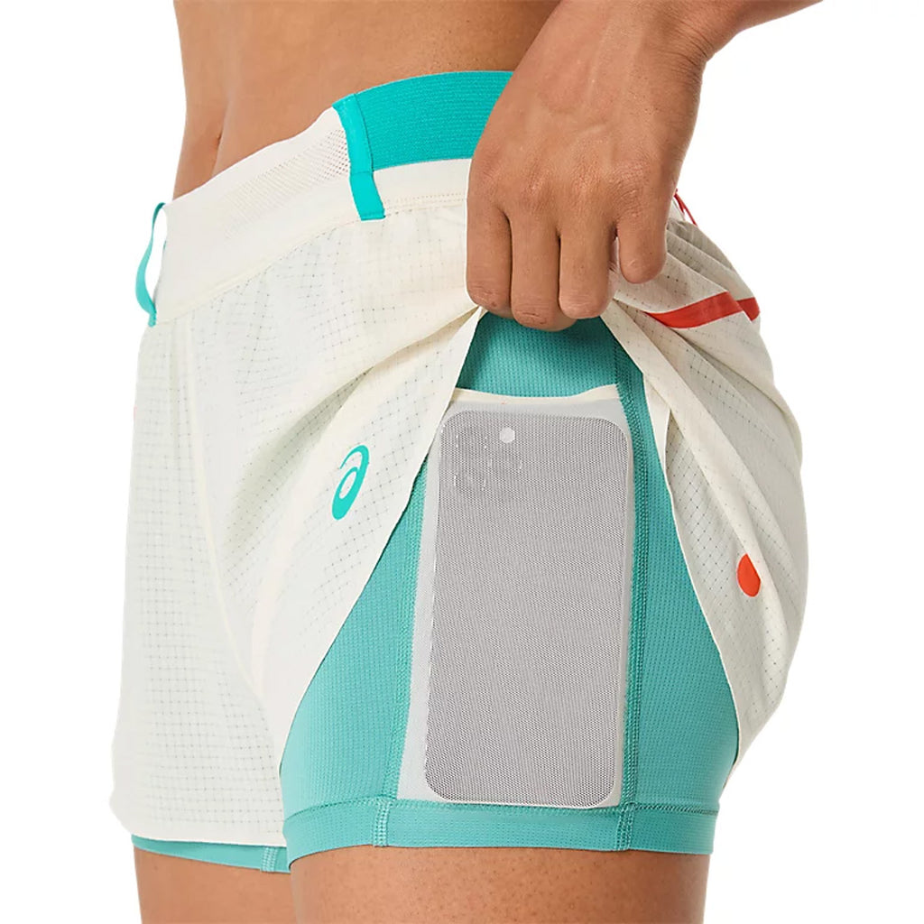 Asics Limited Series Metarun Split Women's Running Shorts - Birch