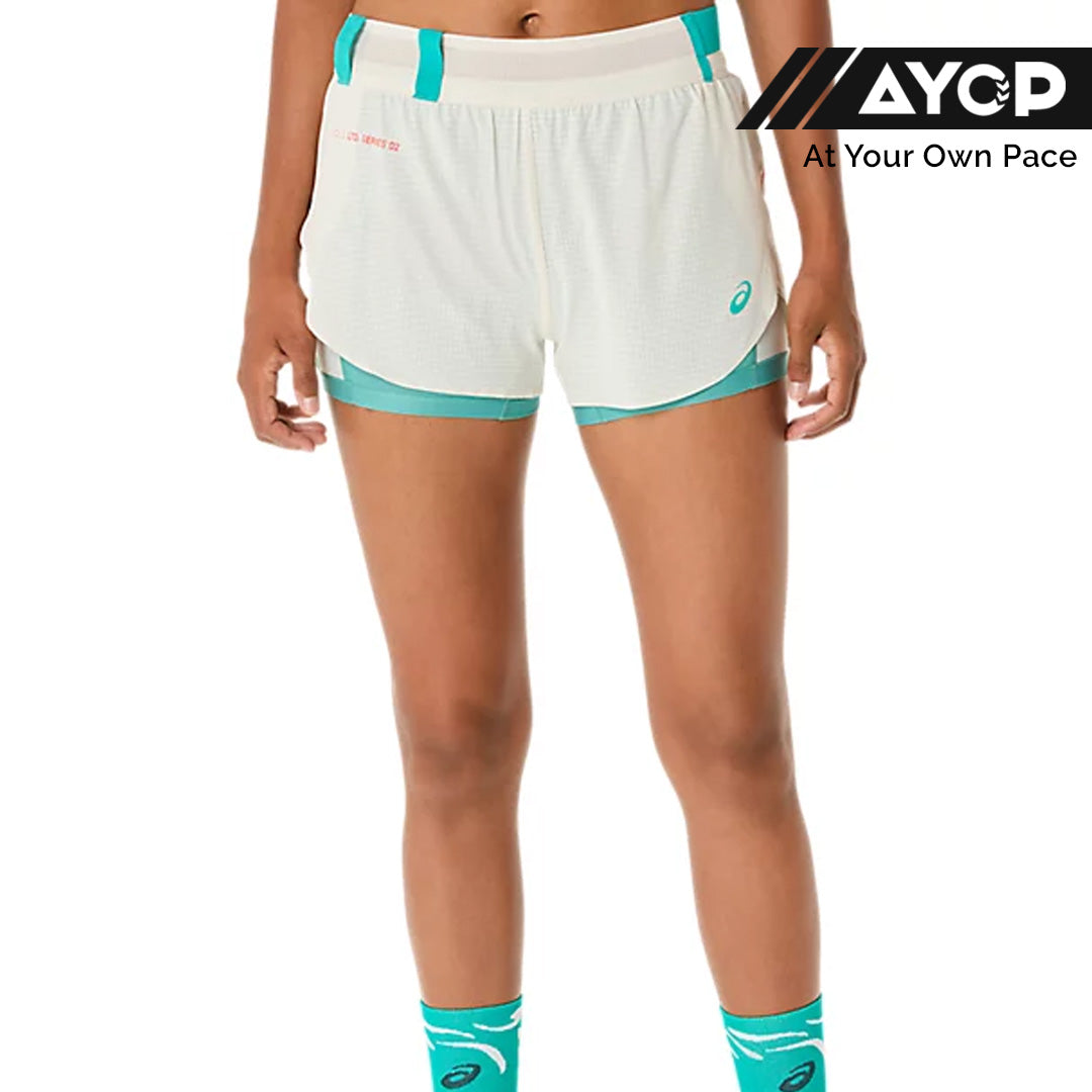 Asics Limited Series Metarun Split Women's Running Shorts - Birch