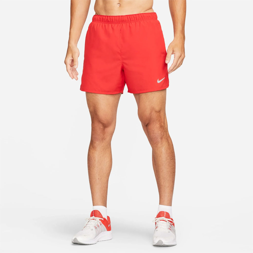 Nike Dri-FIT Challenger 5-inch Brief-Lined Versatile Men's Running Shorts - University Red