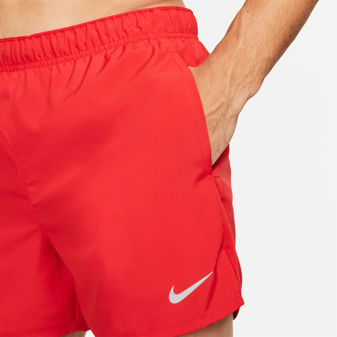Nike Dri-FIT Challenger 5-inch Brief-Lined Versatile Men's Running Shorts - University Red