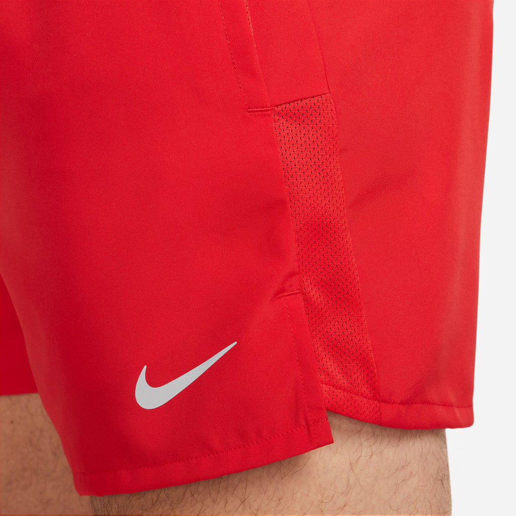 Nike Dri-FIT Challenger 5-inch Brief-Lined Versatile Men's Running Shorts - University Red