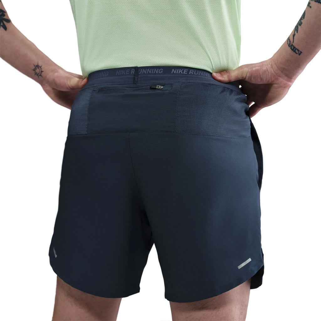 NIKE Dri-FIT Stride 7-inch Brief-Lined Men's Running Shorts - Thunder Blue