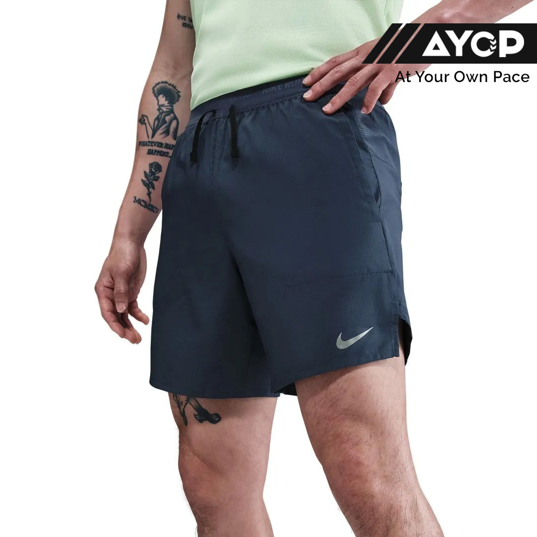 NIKE Dri-FIT Stride 7-inch Brief-Lined Men's Running Shorts - Thunder Blue