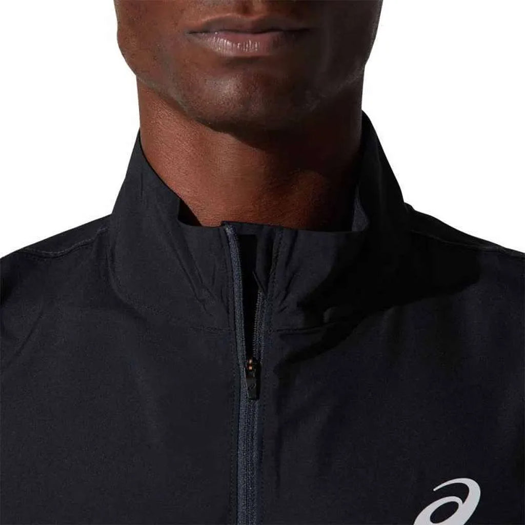 Asics Silver Jacket Men's Running Jacket - Performance Black