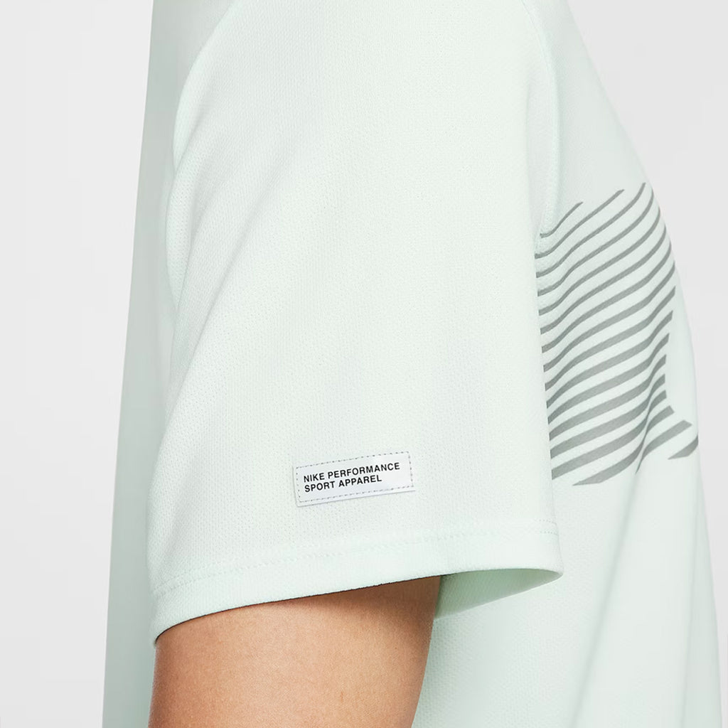 Nike Dri-FIT UV Miler Flash Men's Running T-Shirt - Barely Green