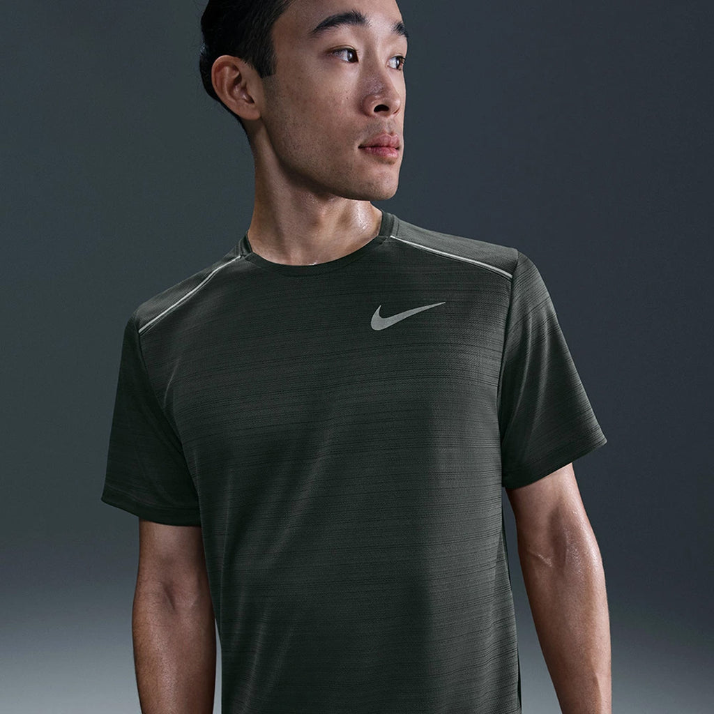 Nike Dri-FIT Miler Men's Running T-Shirt - Vintage Green