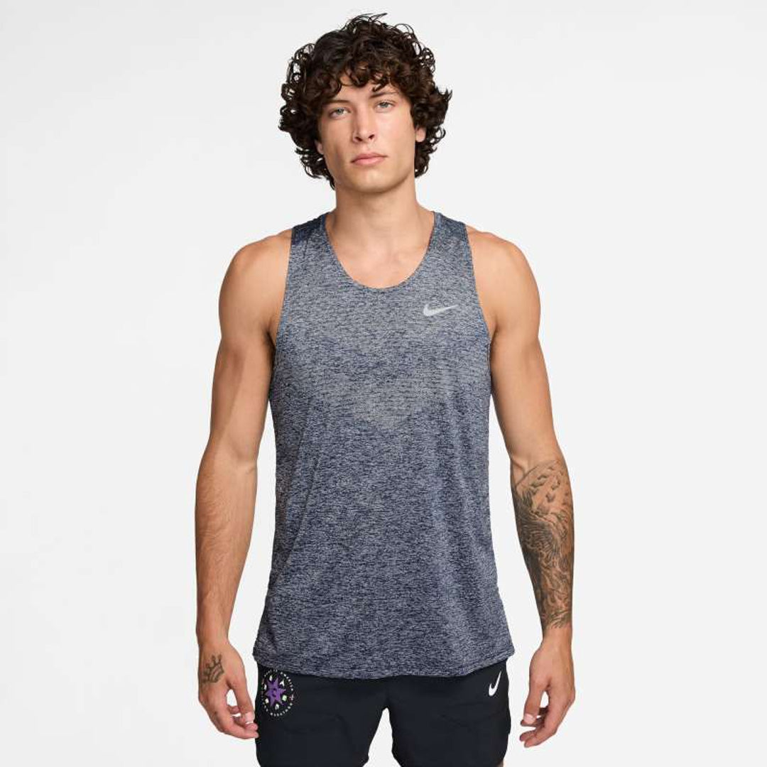 Nike Dri-FIT ADV Stride Men's Running Tank Top - Thunder Blue/Heather