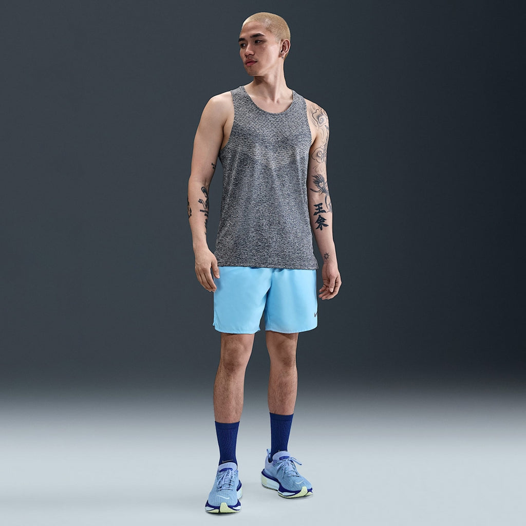 Nike Dri-FIT ADV Stride Men's Running Tank Top - Thunder Blue/Heather