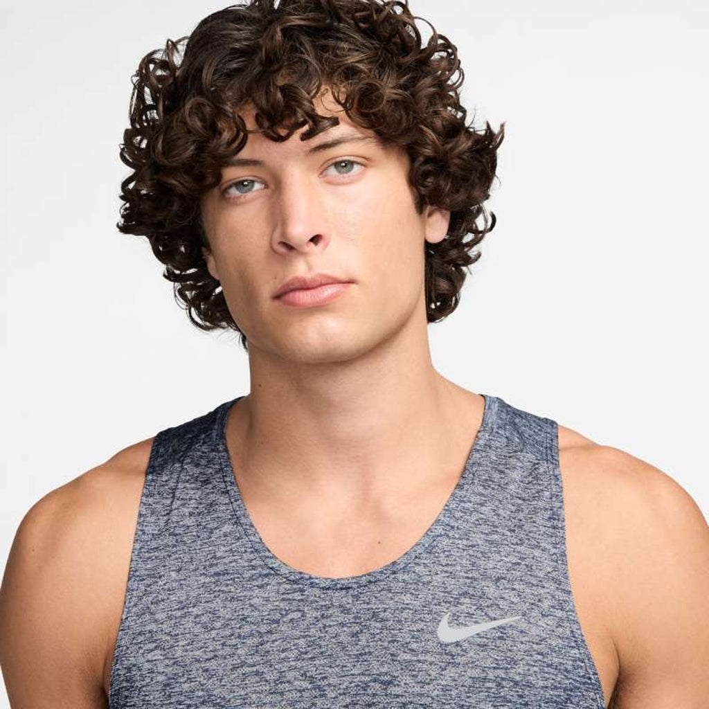 Nike Dri-FIT ADV Stride Men's Running Tank Top - Thunder Blue/Heather