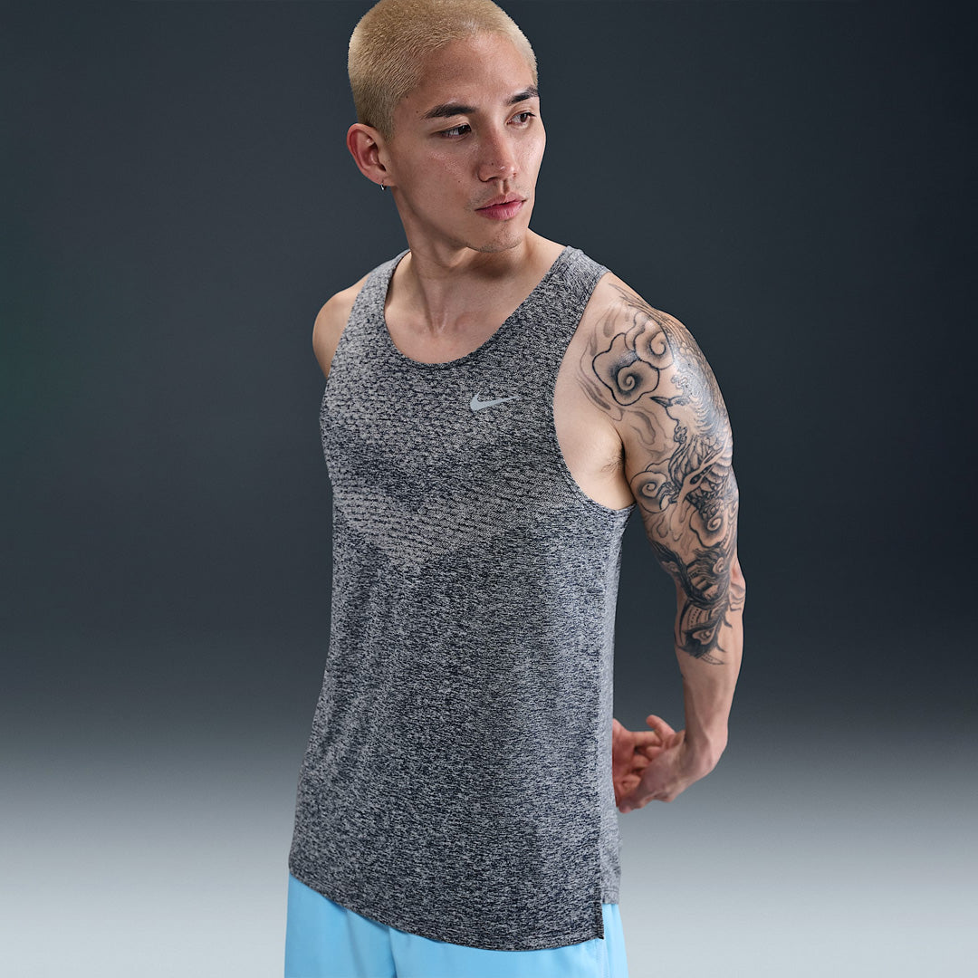 Nike Dri-FIT ADV Stride Men's Running Tank Top - Thunder Blue/Heather