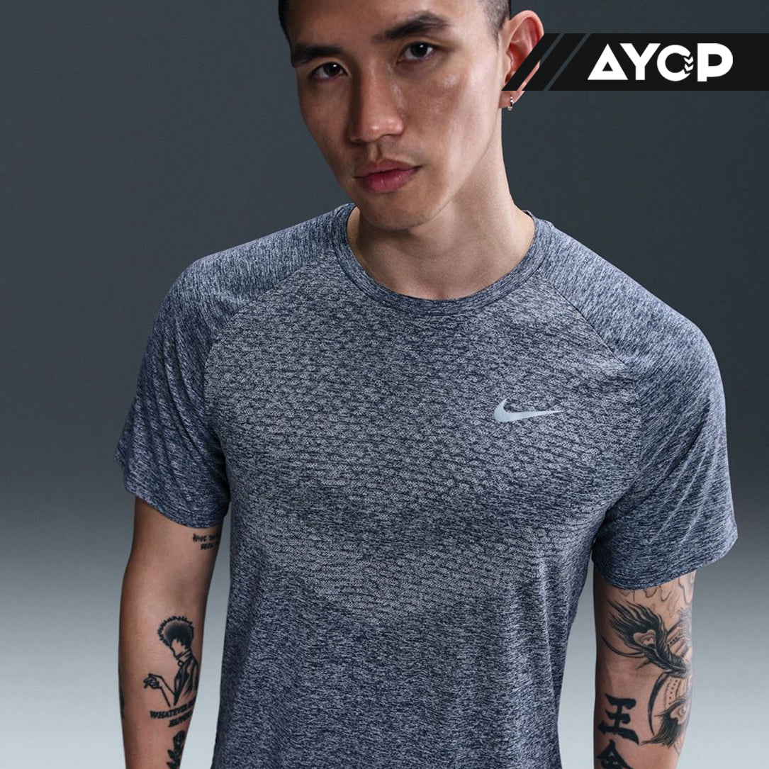 Nike Dri-FIT Stride ADV Men's Running T-Shirt - Thunder Blue/Heather