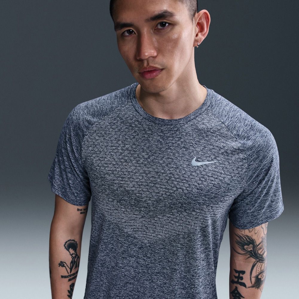 Nike Dri-FIT Stride ADV Men's Running T-Shirt - Thunder Blue/Heather