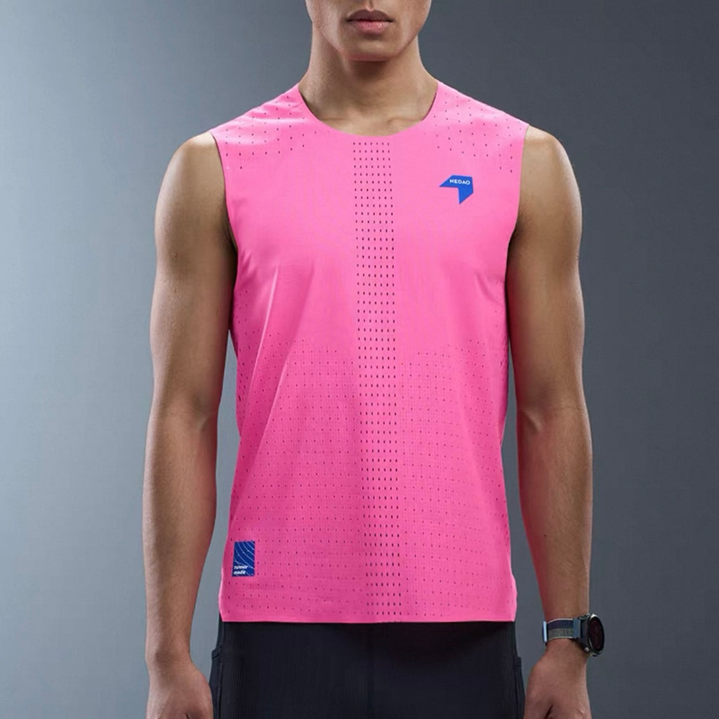 Nedao QiFlow Sleeveless V4.0 Men’s Running Tank Top - Pink
