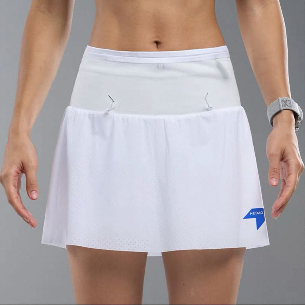 Nedao TrioSkort PowerPouch Women's Running Shorts - White
