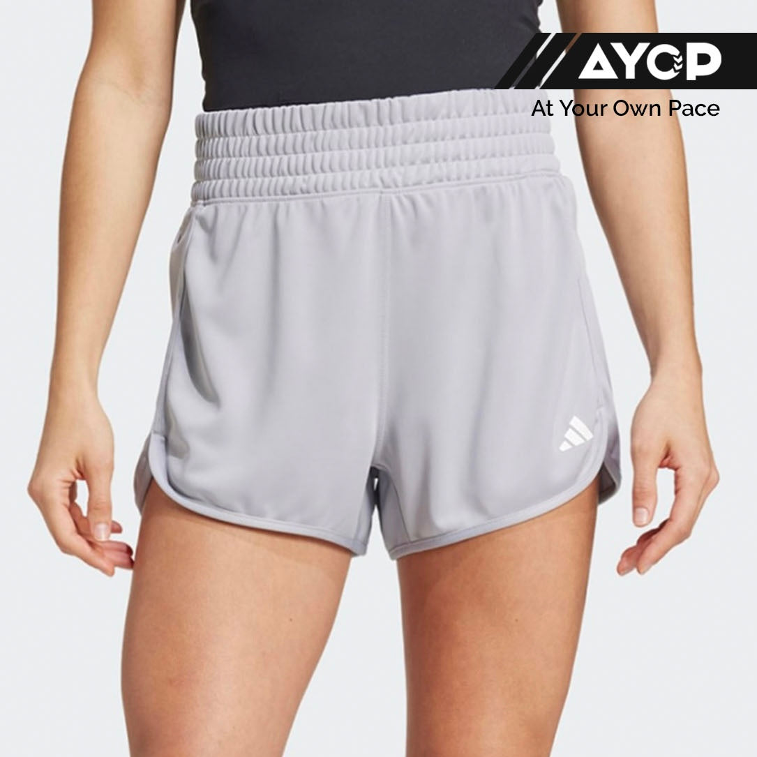 Adidas Training Pacer Essential Knit High-Rise Women’s Running Shorts - Purple