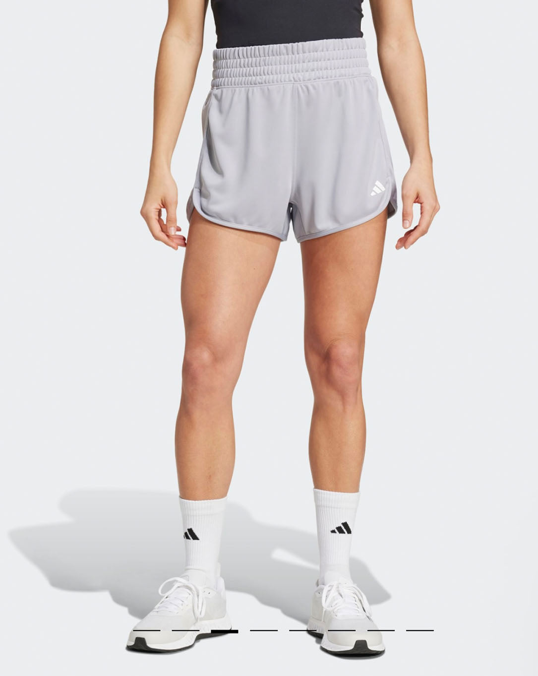 Adidas Training Pacer Essential Knit High-Rise Women’s Running Shorts - Purple