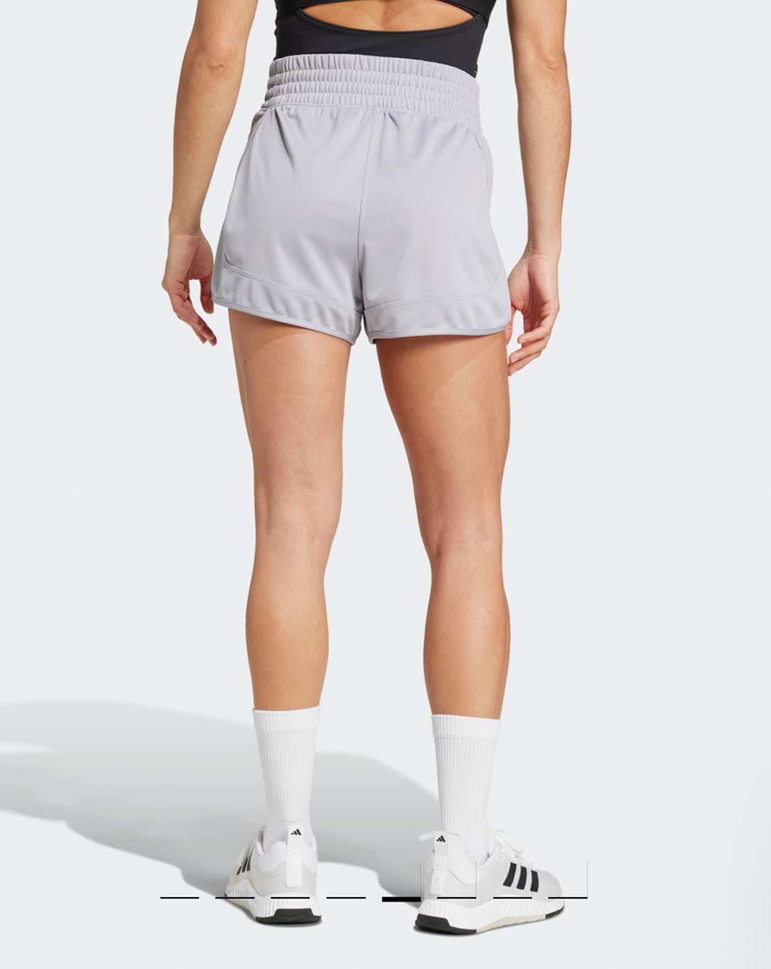 Adidas Training Pacer Essential Knit High-Rise Women’s Running Shorts - Purple