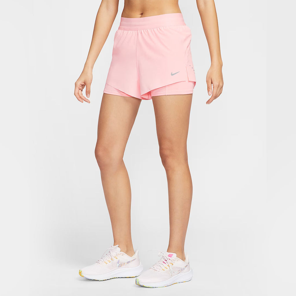 Nike Dri-FIT Swift Mid-Rise 2-in-1 Women's Running Shorts - Atmosphere
