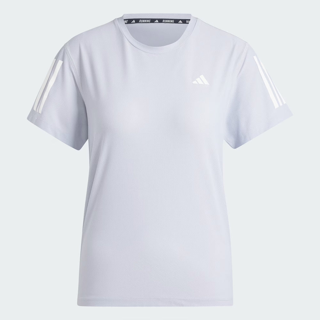 Adidas Own The Run Tee Women's Running T-Shirt - Halo Silver