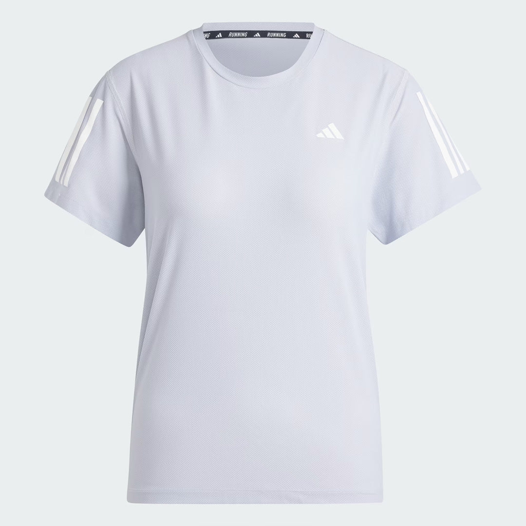 Adidas Own The Run Tee Women's Running T-Shirt - Halo Silver