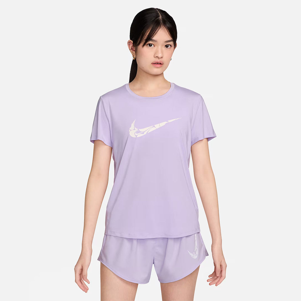 Nike Dri-FIT One Swoosh Women's Running T-Shirt - Lilac Bloom