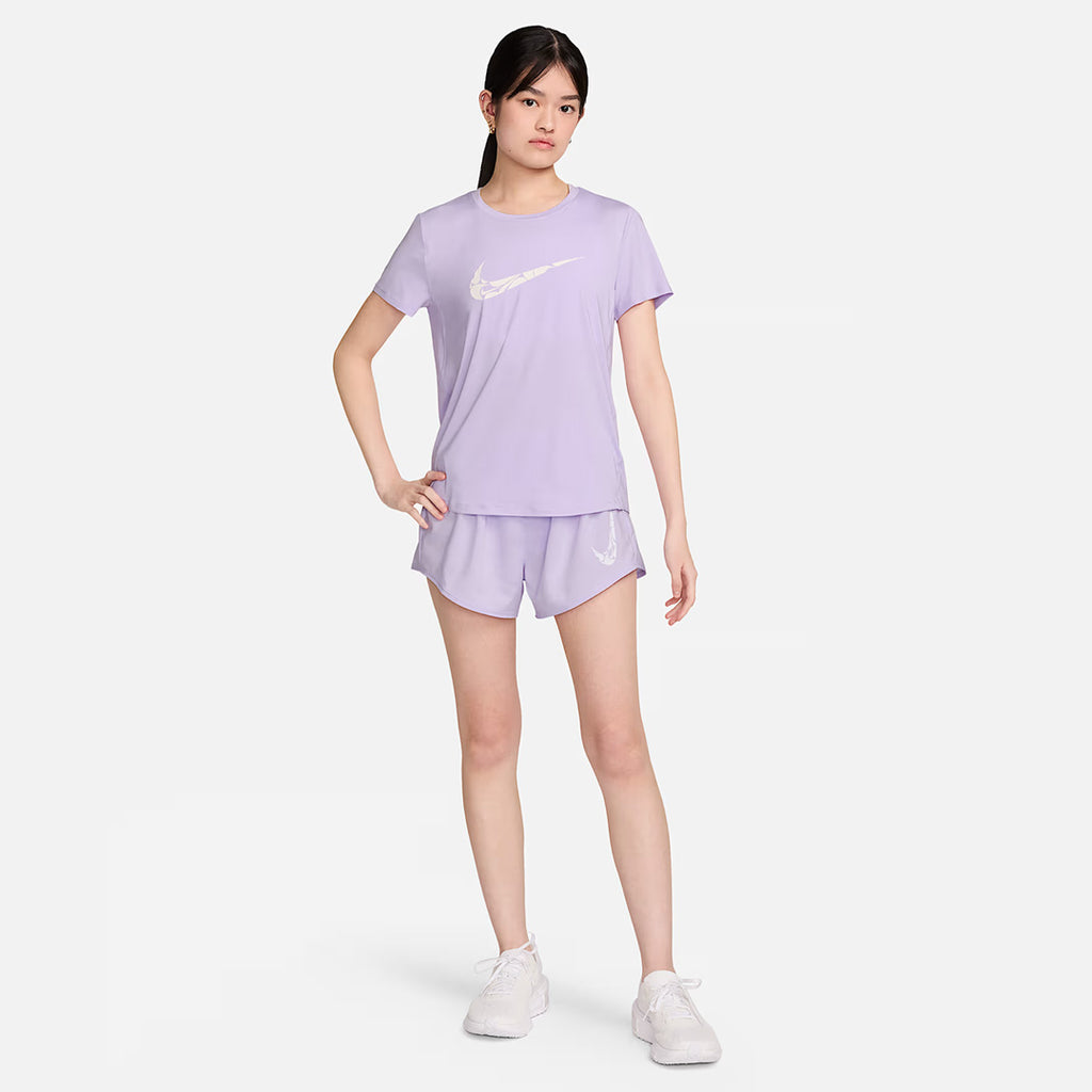 Nike Dri-FIT One Swoosh Women's Running T-Shirt - Lilac Bloom