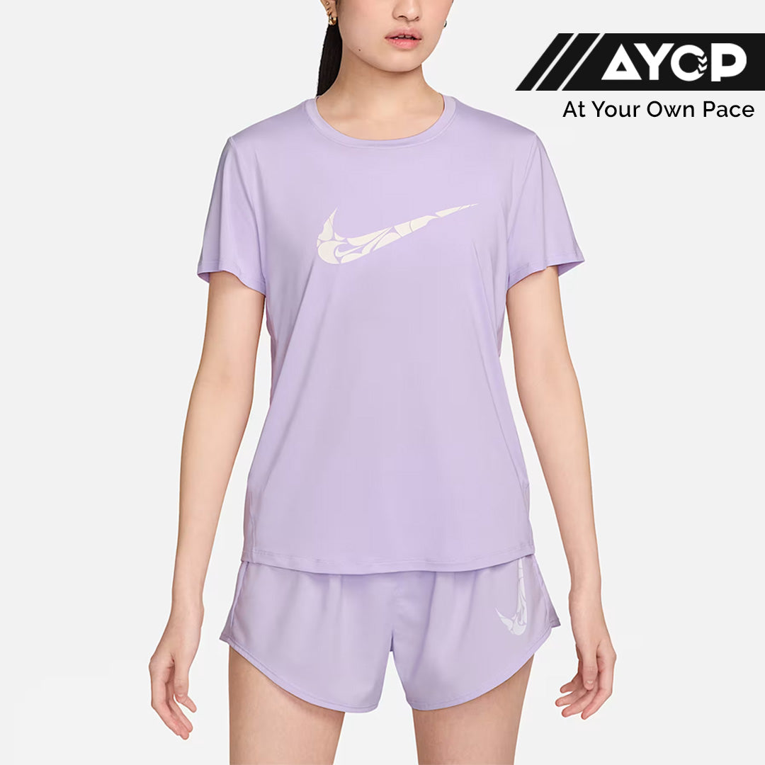 Nike Dri-FIT One Swoosh Women's Running T-Shirt - Lilac Bloom