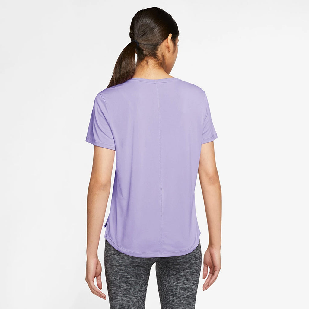 Nike Dri-FIT One Standard-Fit Women's Running T-Shirt - Lilac Bloom