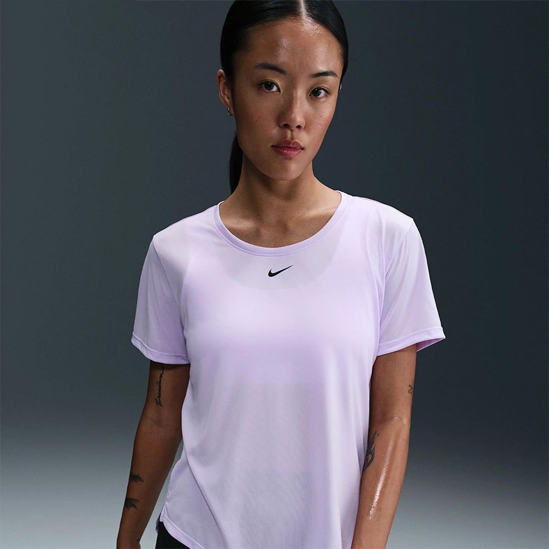 Nike Dri-FIT One Standard-Fit Women's Running T-Shirt - Lilac Bloom