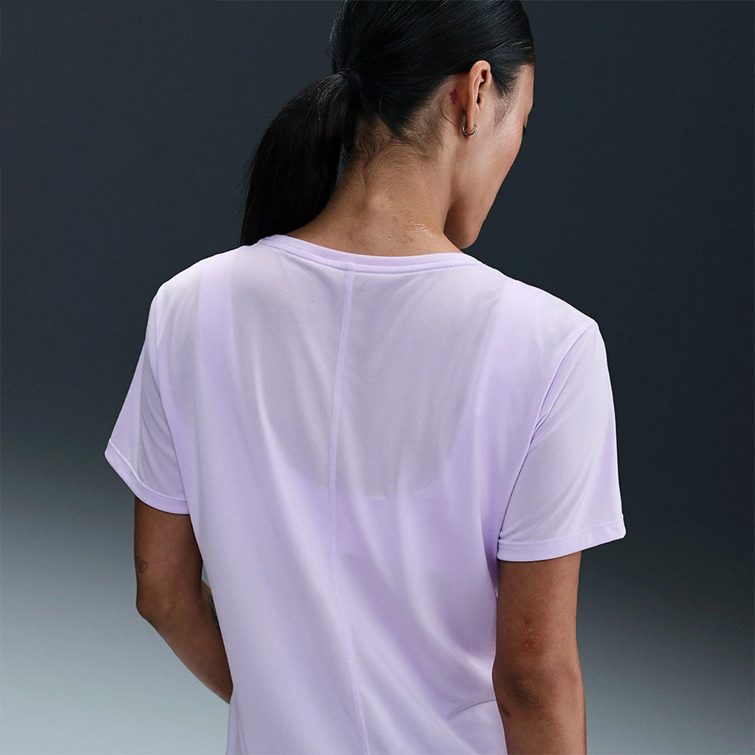 Nike Dri-FIT One Standard-Fit Women's Running T-Shirt - Lilac Bloom