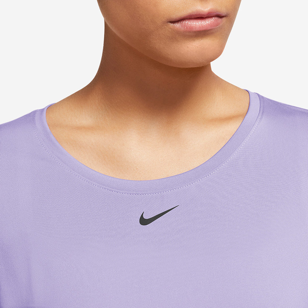 Nike Dri-FIT One Standard-Fit Women's Running T-Shirt - Lilac Bloom