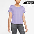 Nike Dri-FIT One Standard-Fit Women's Running T-Shirt - Lilac Bloom