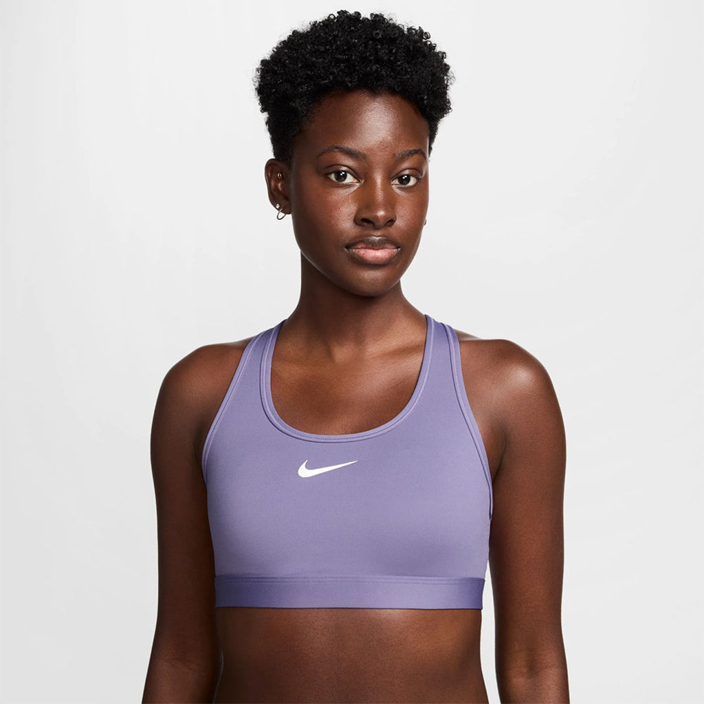 NIKE Swoosh Medium Support Padded Women's Sports Bra - Dusty Amethyst