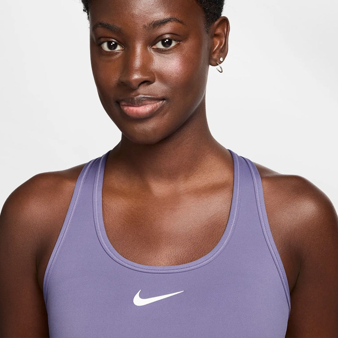 NIKE Swoosh Medium Support Padded Women's Sports Bra - Dusty Amethyst