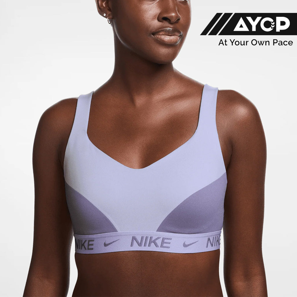 Nike Indy High-Support Padded Adjustable Women's Sports Bra - Lilac Ice/Dusty Amethyst