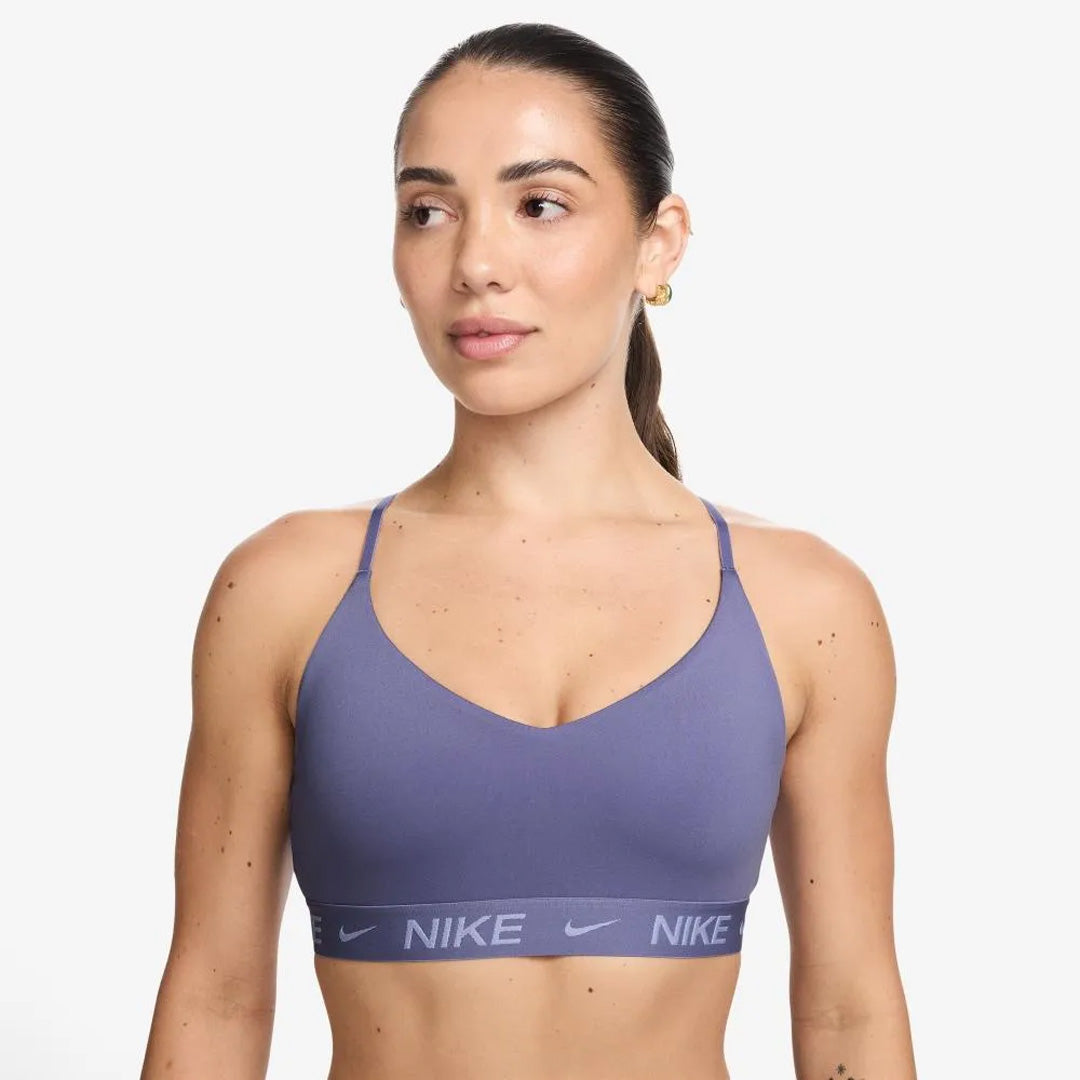 Nike Indy Light-Support Padded Adjustable Women's Sports Bra - Dusty Amethyst