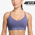 Nike Indy Light-Support Padded Adjustable Women's Sports Bra - Dusty Amethyst