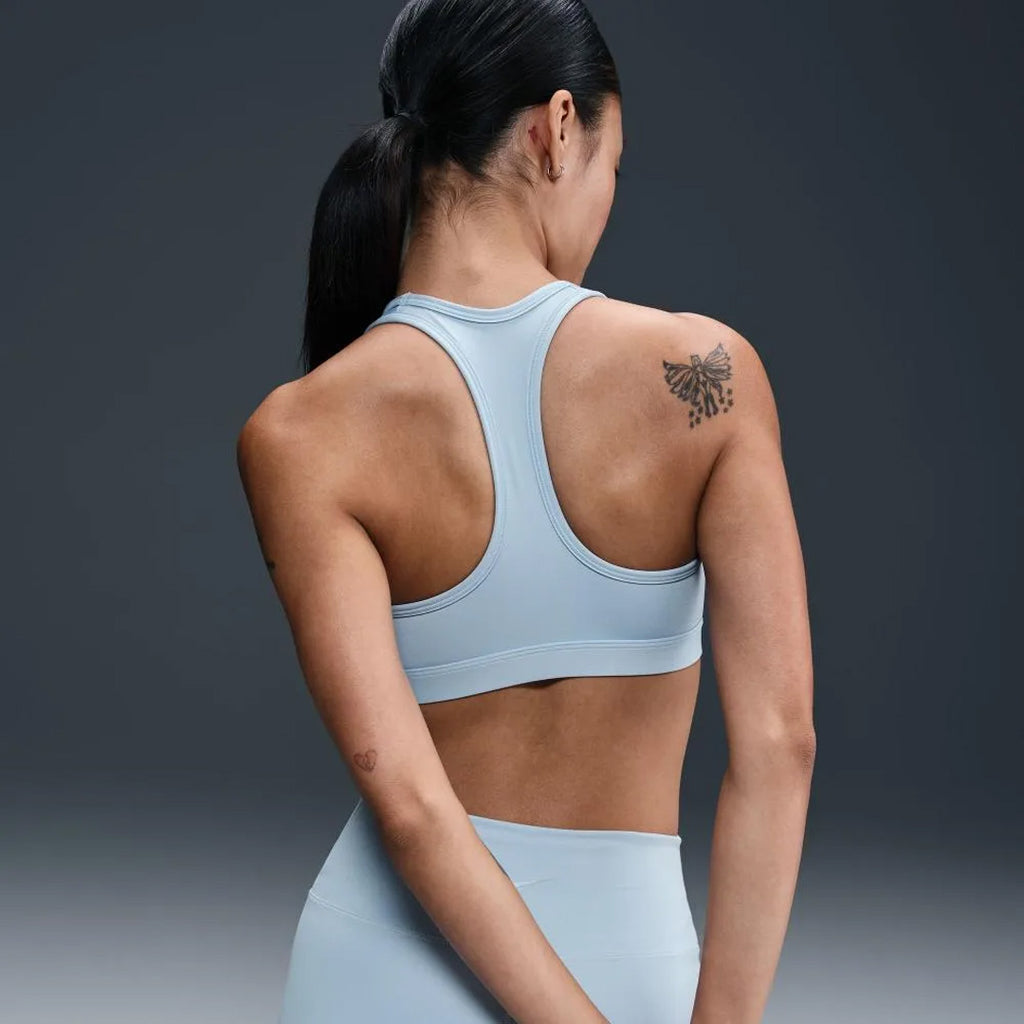 Nike Swoosh Medium-Support Padded Women's Sports Bra - Light Armoury Blue