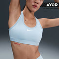 Nike Swoosh Medium-Support Padded Women's Sports Bra - Light Armoury Blue