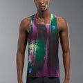 Nedao QiFlow Racing One Cut Men's Racing Singlet - Jungle Purple