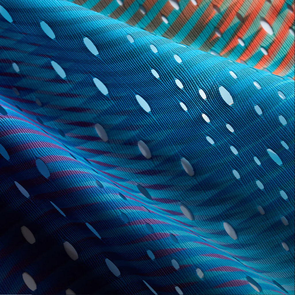 Nedao QiFlow Sleeveless Vortex Men's Racing Tank Top - Teal Green Spectrum